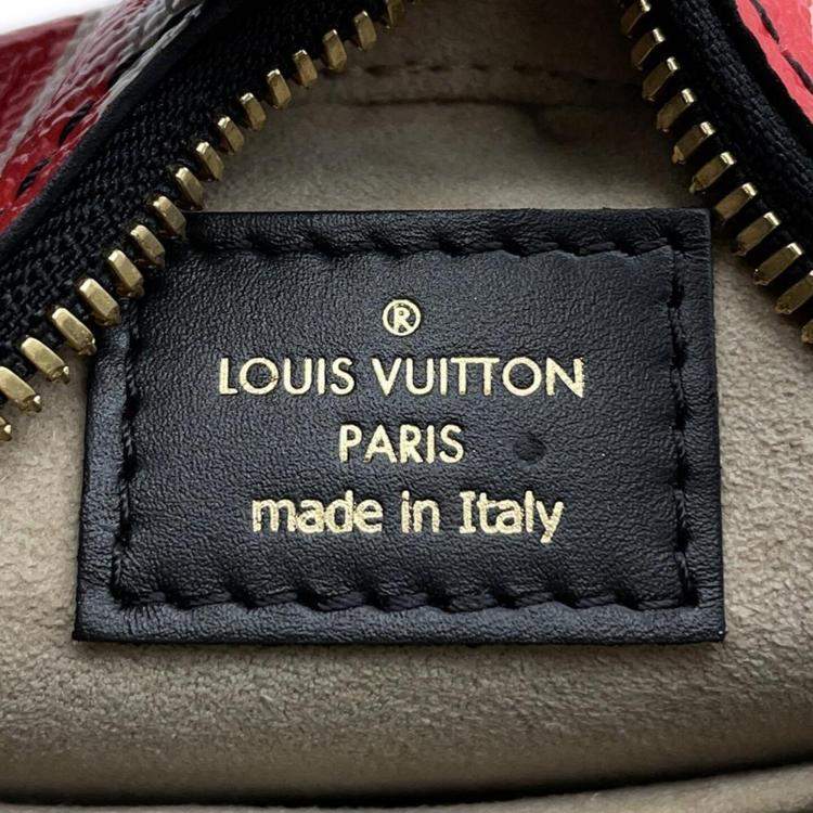 Pre Owned Louis Vuitton Rouge Monogram LV Crafty Boite Chapeau Shoulder Bag