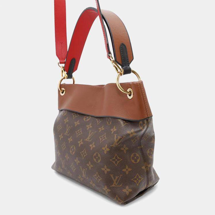 Pre Owned Louis Vuitton Brown Monogram Tuileries Besace Shoulder Bag