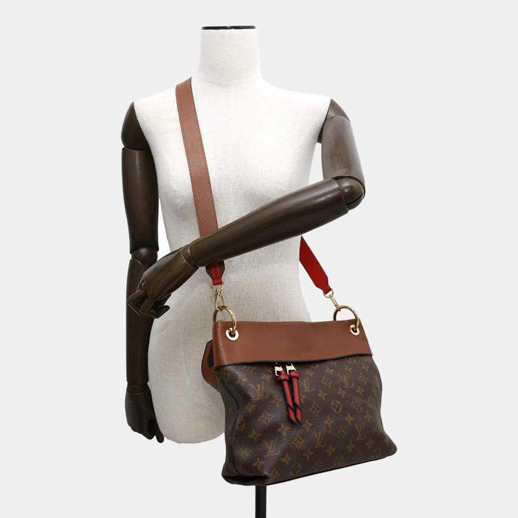 Pre Owned Louis Vuitton Brown Monogram Tuileries Besace Shoulder Bag
