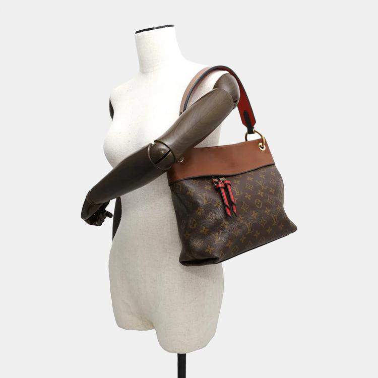 Pre Owned Louis Vuitton Brown Monogram Tuileries Besace Shoulder Bag