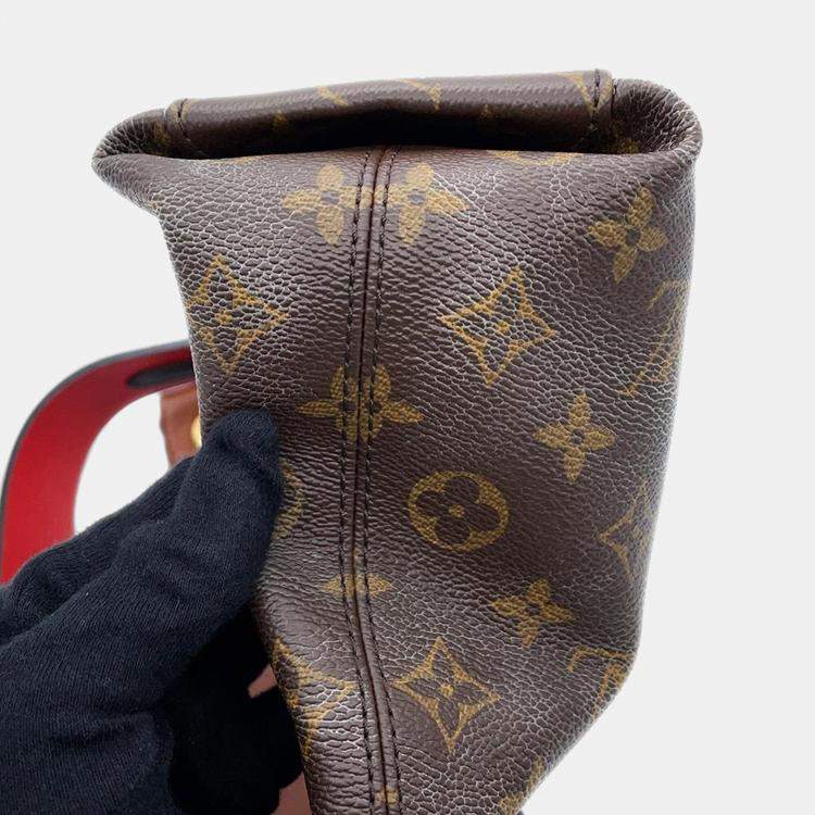 Pre Owned Louis Vuitton Brown Monogram Tuileries Besace Shoulder Bag