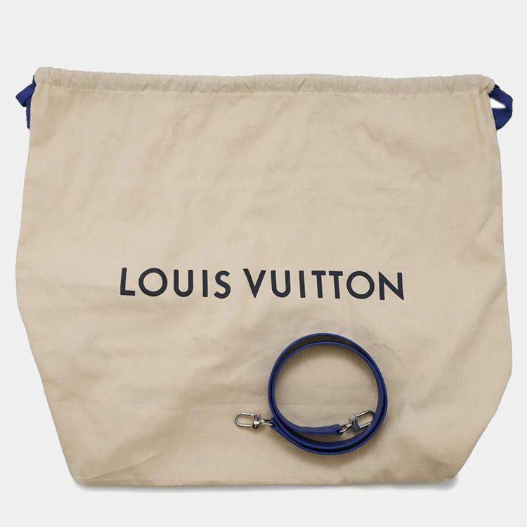 Pre Owned Louis Vuitton Saffron Leather Shopper Tote MM Bag