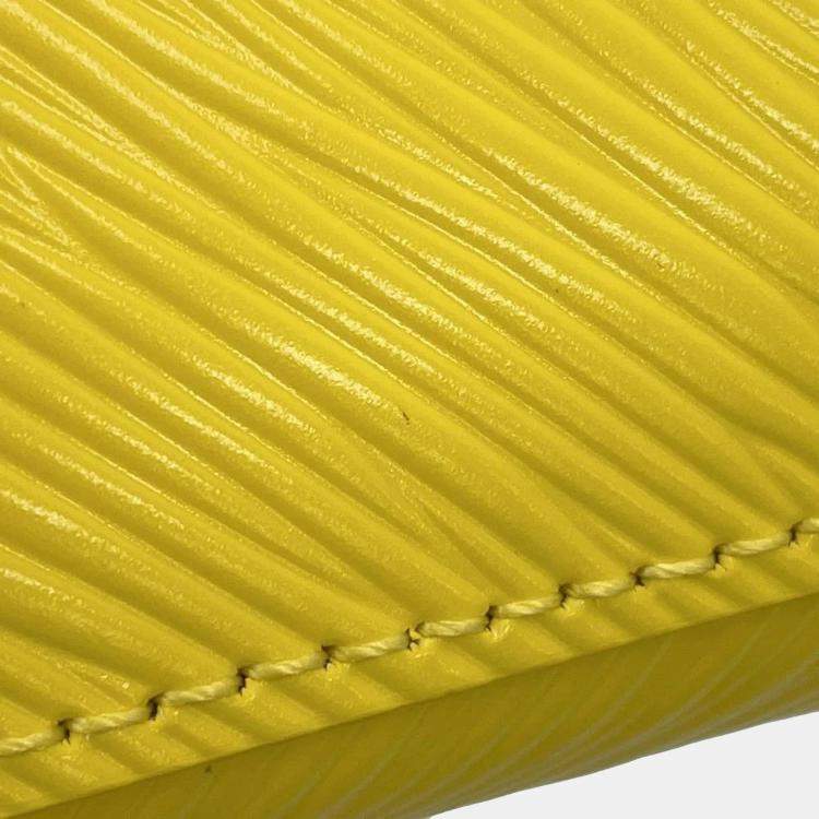 Pre Owned Louis Vuitton Jaune Epi Leather Malelini LV x YK Shoulder Bag