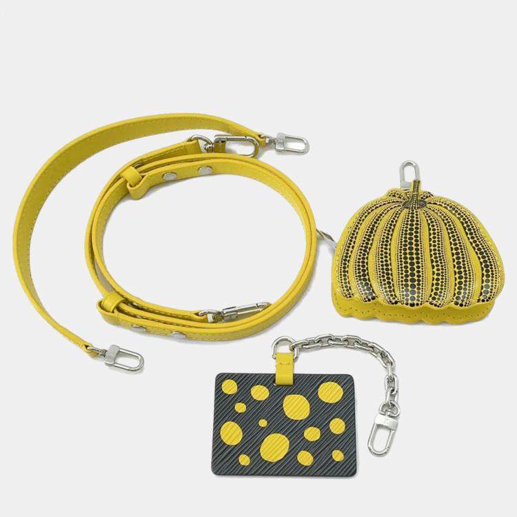 Pre Owned Louis Vuitton Jaune Epi Leather Malelini LV x YK Shoulder Bag