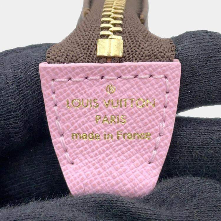 Pre Owned Louis Vuitton Brown/Multicolor Monogram Canvas Mini Pochette Accessoires Atlantic Cruises Shoulder Bag
