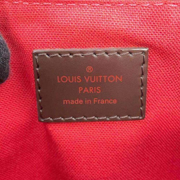 Pre Owned Louis Vuitton Siena Red Damier Ebene Canvas Size Pm
