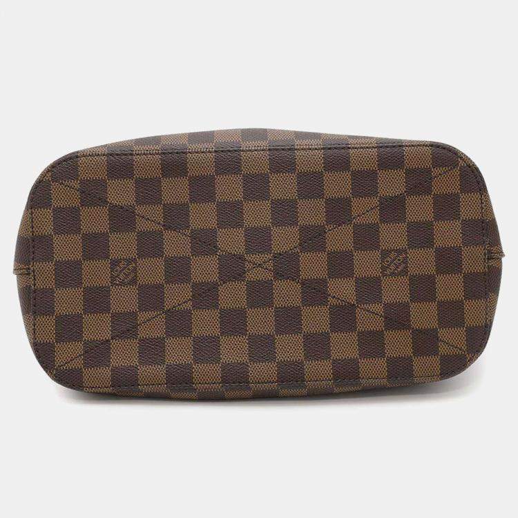 Pre Owned Louis Vuitton Siena Red Damier Ebene Canvas Size Pm
