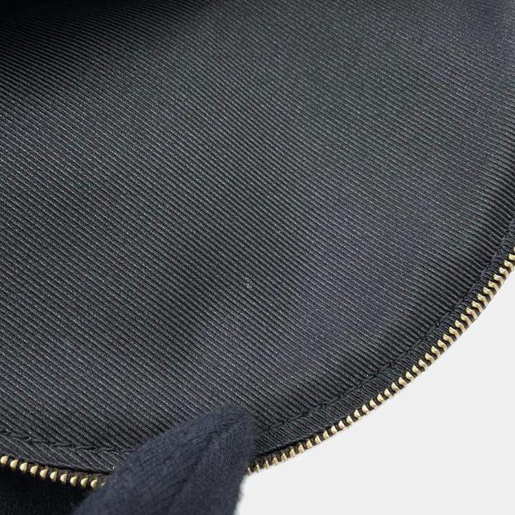Pre Owned Louis Vuitton Palm Springs Backpack Noir Monogram Size Mini
