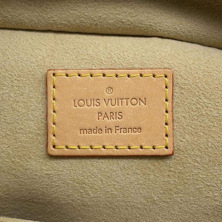 Pre Owned Louis Vuitton Beige Monogram Canvas PM Manhattan Shoulder Bag