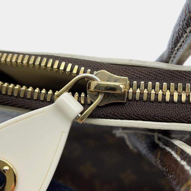 Pre Owned Louis Vuitton Lock It Brown Monogram Shiny