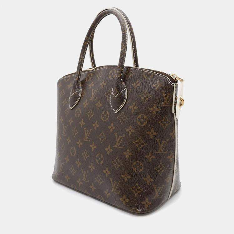 Pre Owned Louis Vuitton Lock It Brown Monogram Shiny
