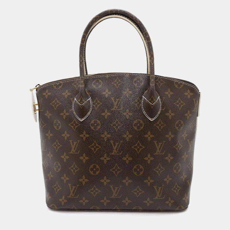 Pre Owned Louis Vuitton Lock It Brown Monogram Shiny