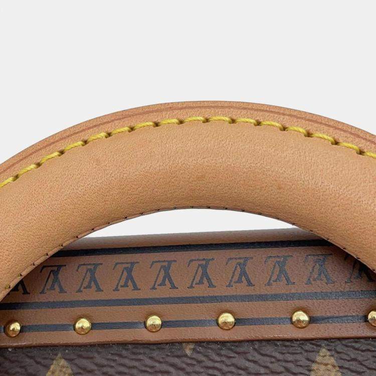 Pre Owned Louis Vuitton Brown Monogram Canvas Camera Box Bag