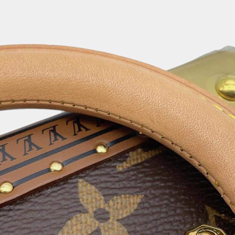 Pre Owned Louis Vuitton Brown Monogram Canvas Camera Box Bag