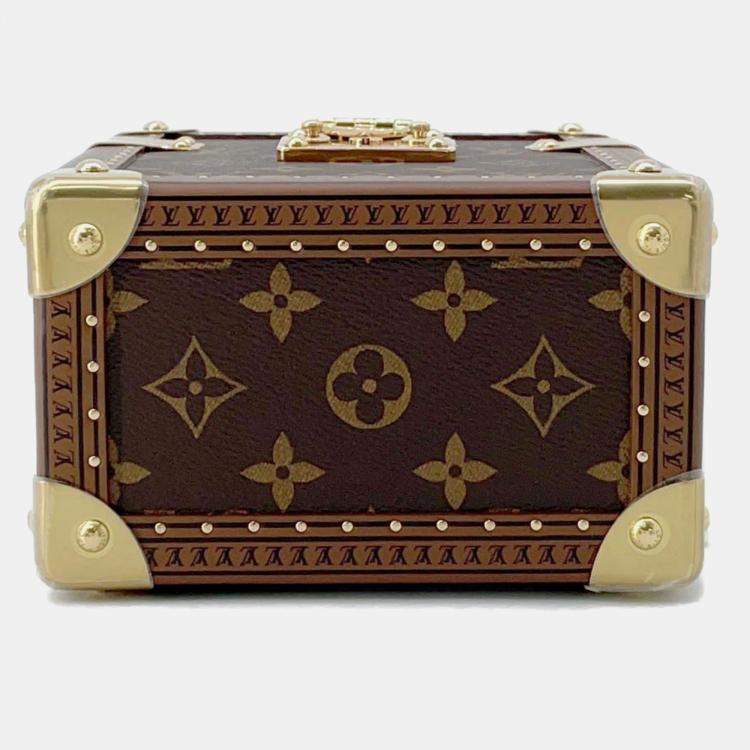 Pre Owned Louis Vuitton Brown Monogram Canvas Camera Box Bag