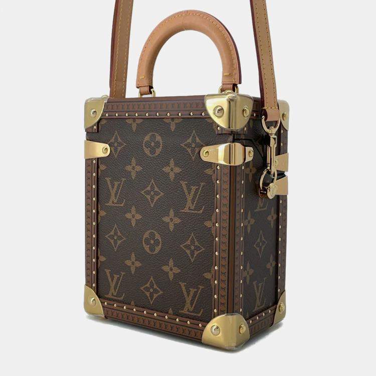 Pre Owned Louis Vuitton Brown Monogram Canvas Camera Box Bag