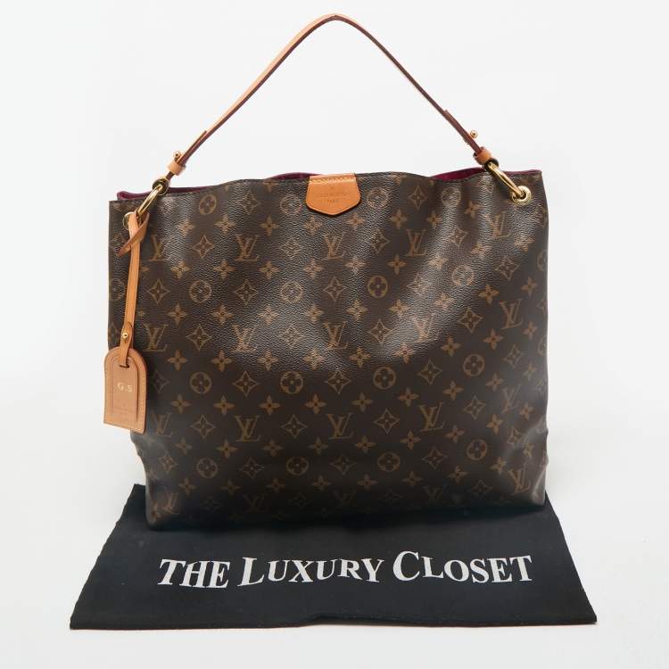 Pre Owned Louis Vuitton Monogram Canvas Graceful MM Bag