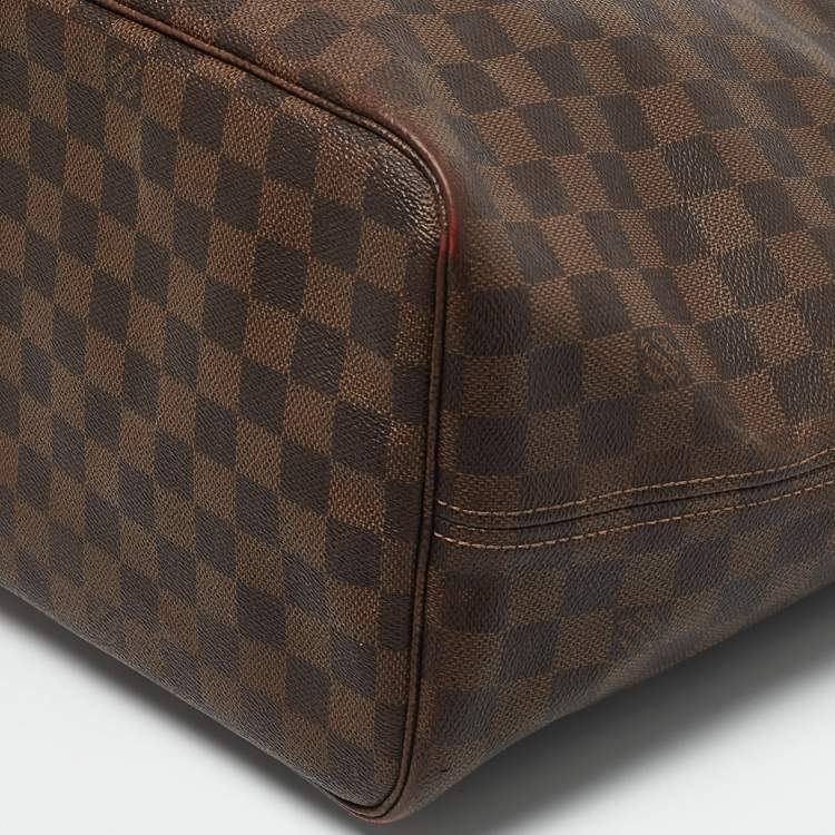 Pre Owned Louis Vuitton Damier Ebene Canvas Neverfull GM Bag