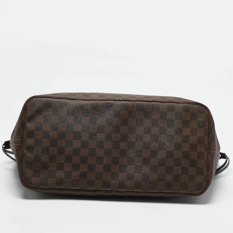 Pre Owned Louis Vuitton Damier Ebene Canvas Neverfull GM Bag