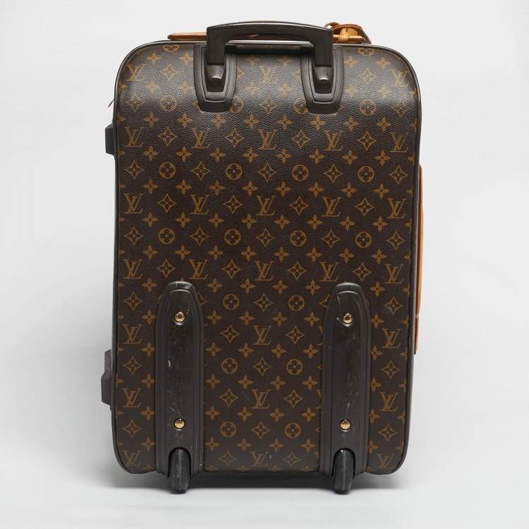 Pre Owned Louis Vuitton Monogram Canvas Pegase 55 Luggage