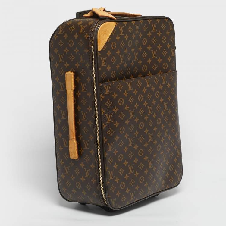 Pre Owned Louis Vuitton Monogram Canvas Pegase 55 Luggage