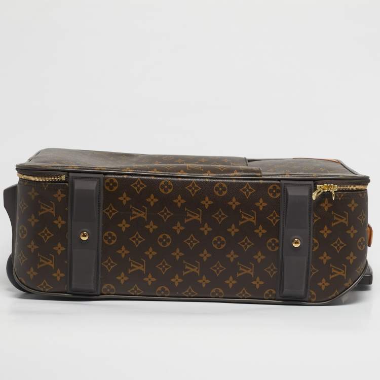 Pre Owned Louis Vuitton Monogram Canvas Pegase 55 Luggage