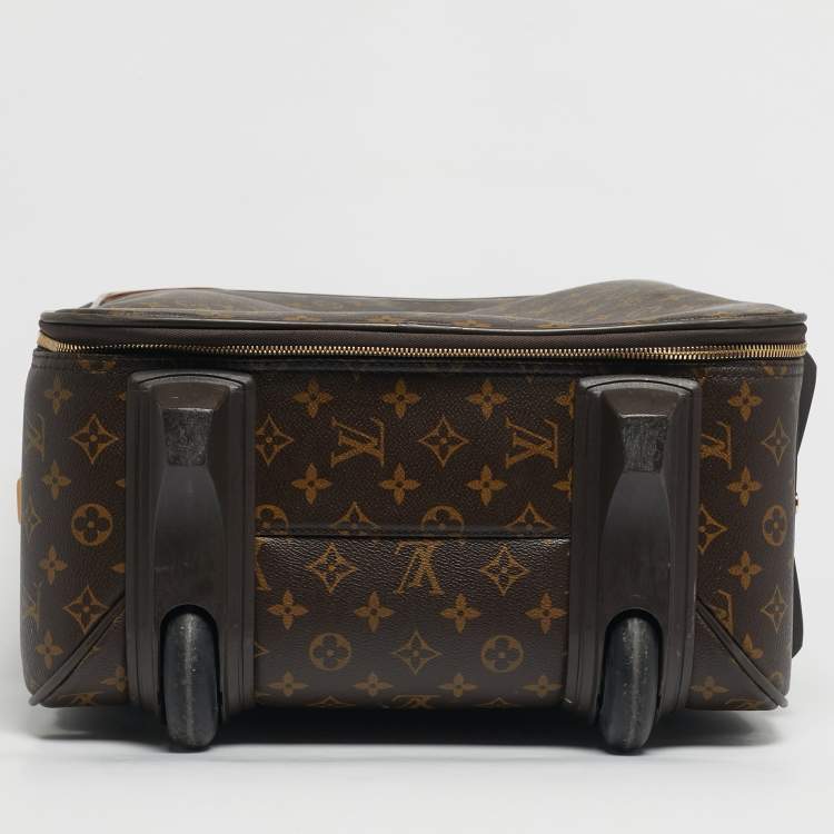 Pre Owned Louis Vuitton Monogram Canvas Pegase 55 Luggage