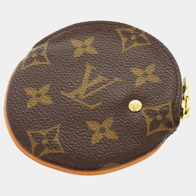 Pre Owned Louis Vuitton Brown Monogram Canvas Takashi Murakami Coin Case 