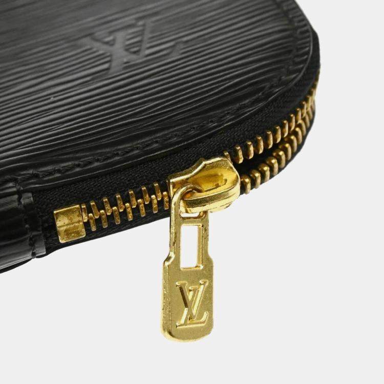 Pre Owned Louis Vuitton Black Epi Leather Documents 38 Business Bag