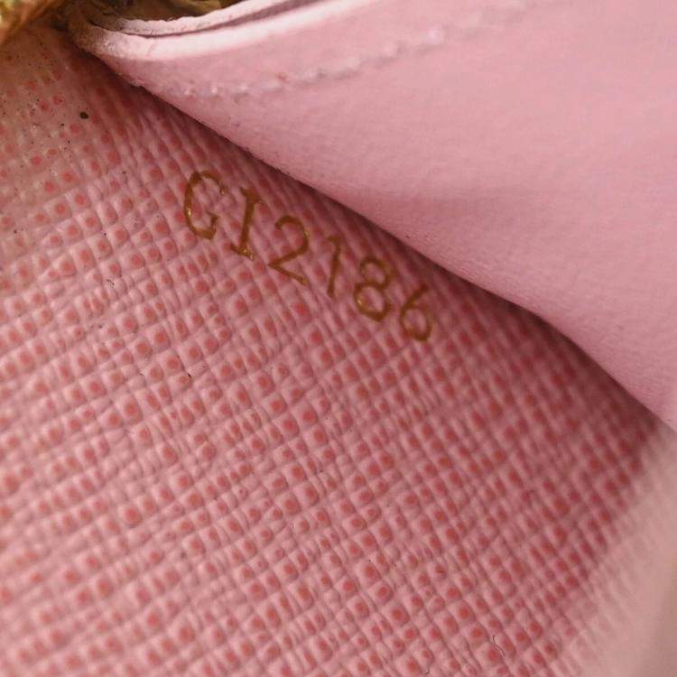 Pre Owned Louis Vuitton Azur Portefeuille Clemence Zippy Wallet