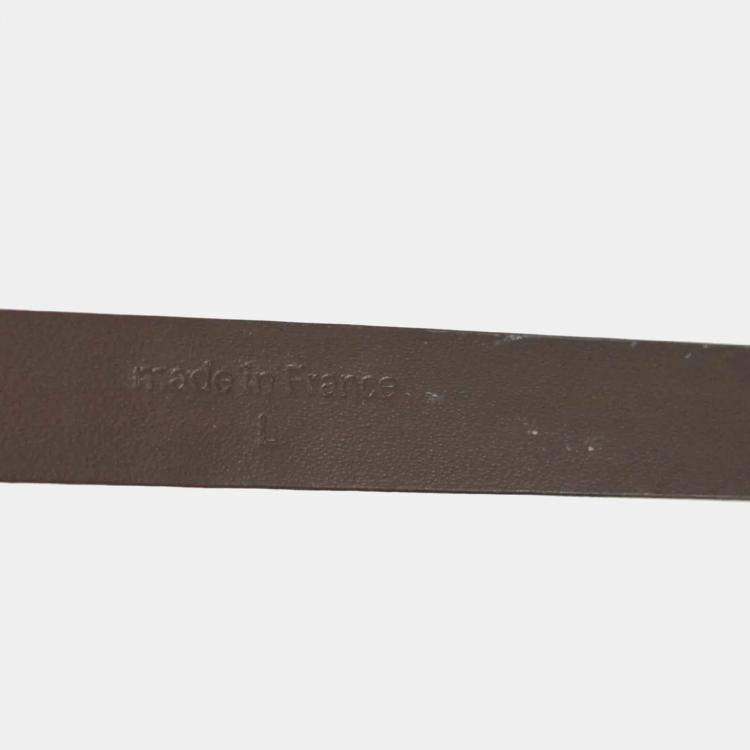 Pre Owned Louis Vuitton Damier Ebene Canvas Pochette Florentine Belt Bum Bag 