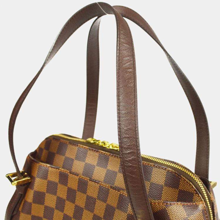 Pre Owned Louis Vuitton Damier Ebene Canvas Belem MM Handbag