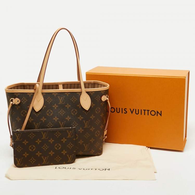 Pre Owned Louis Vuitton Monogram Canvas Neverfull PM Bag