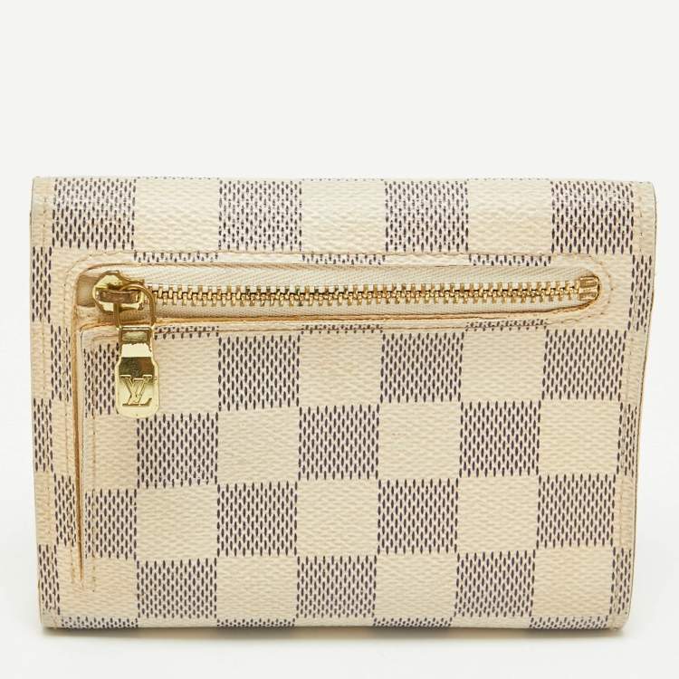 Pre Owned Louis Vuitton Damier Azur Canvas Koala Wallet