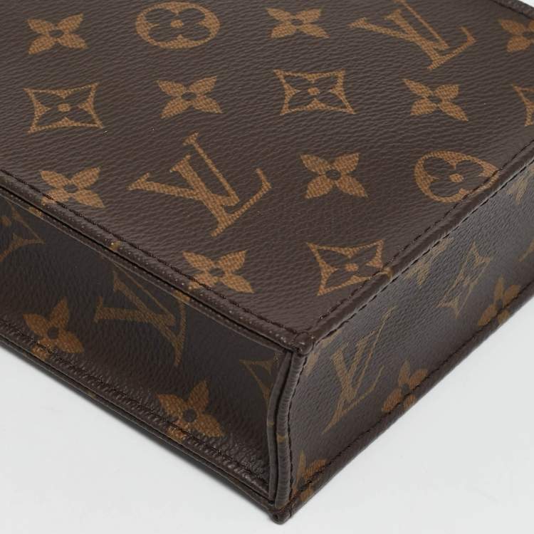Pre Owned Louis Vuitton Monogram Canvas Petit Sac Plat Bag