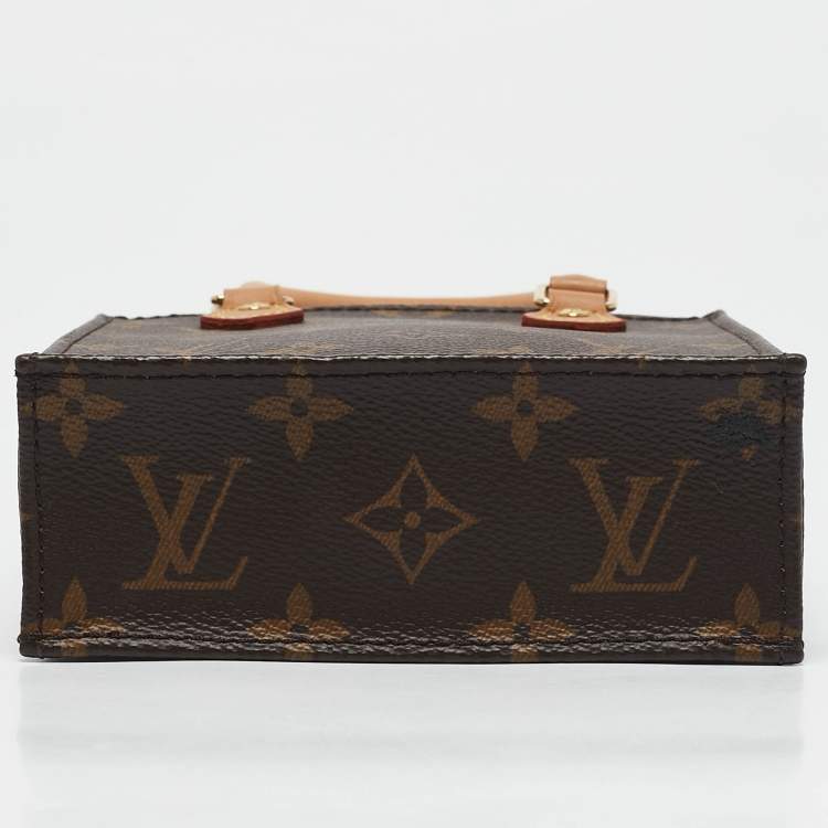 Pre Owned Louis Vuitton Monogram Canvas Petit Sac Plat Bag