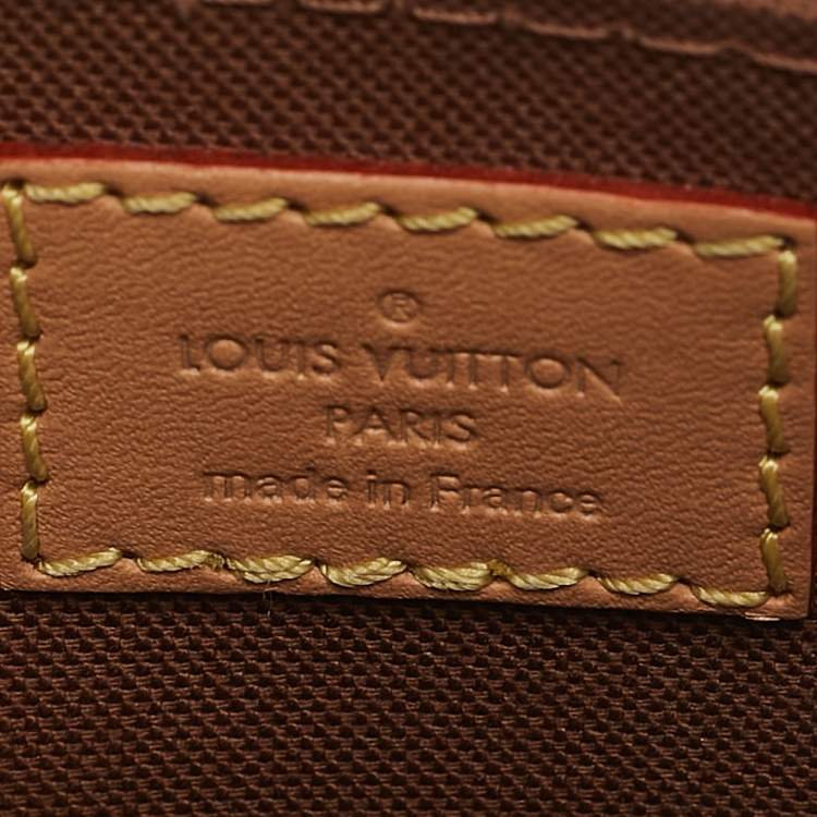 Pre Owned Louis Vuitton Monogram Canvas Petit Sac Plat Bag