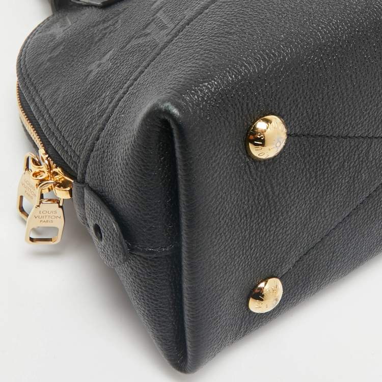 Pre Owned Louis Vuitton Black Monogram Empreinte Leather Neo Alma BB Bag
