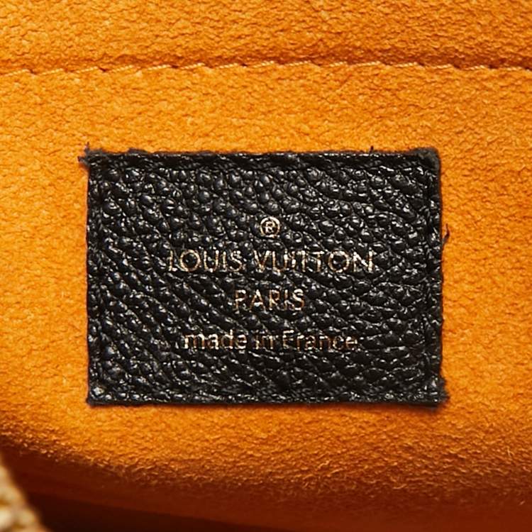 Pre Owned Louis Vuitton Black Monogram Empreinte Leather Neo Alma BB Bag