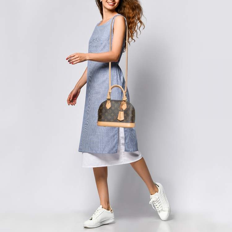 Pre Owned Louis Vuitton Monogram Canvas Alma BB Bag