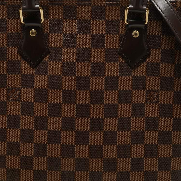 Pre Owned Louis Vuitton Damier Ebene Canvas Sac Plat PM Bag