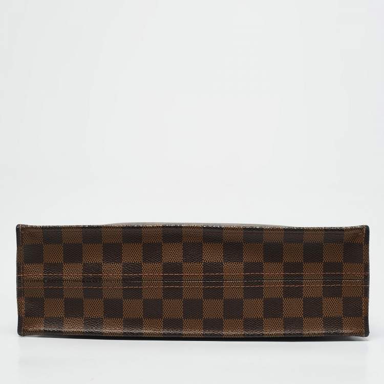 Pre Owned Louis Vuitton Damier Ebene Canvas Sac Plat PM Bag