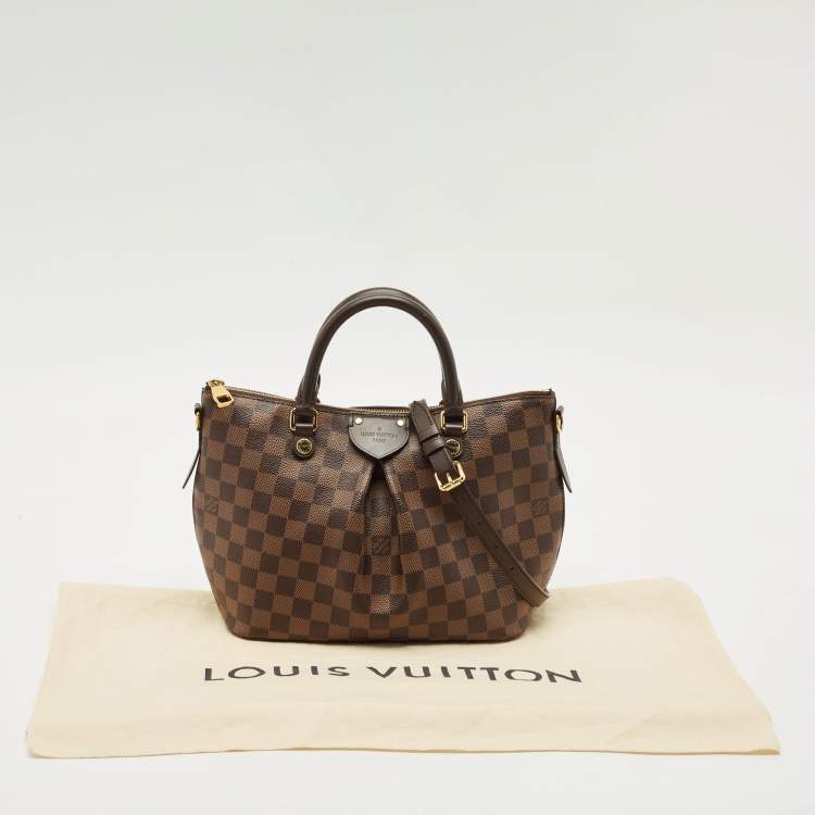 Pre Owned Louis Vuitton Damier Ebene Canvas PM Siena Bag