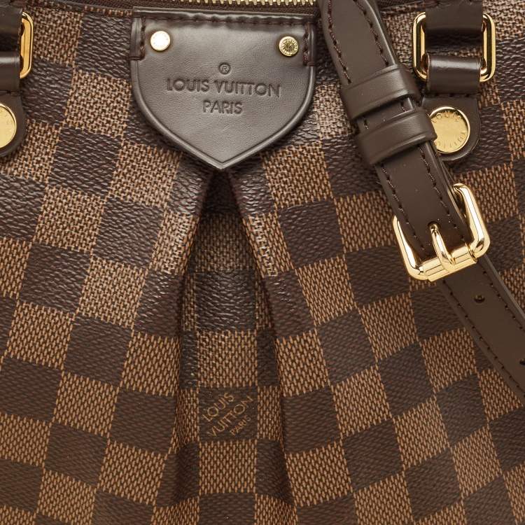 Pre Owned Louis Vuitton Damier Ebene Canvas PM Siena Bag