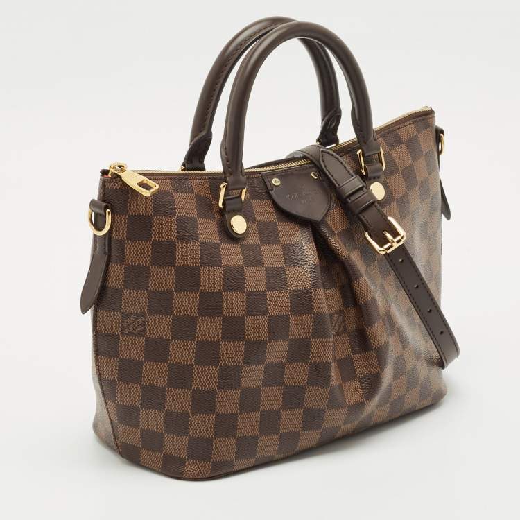 Pre Owned Louis Vuitton Damier Ebene Canvas PM Siena Bag