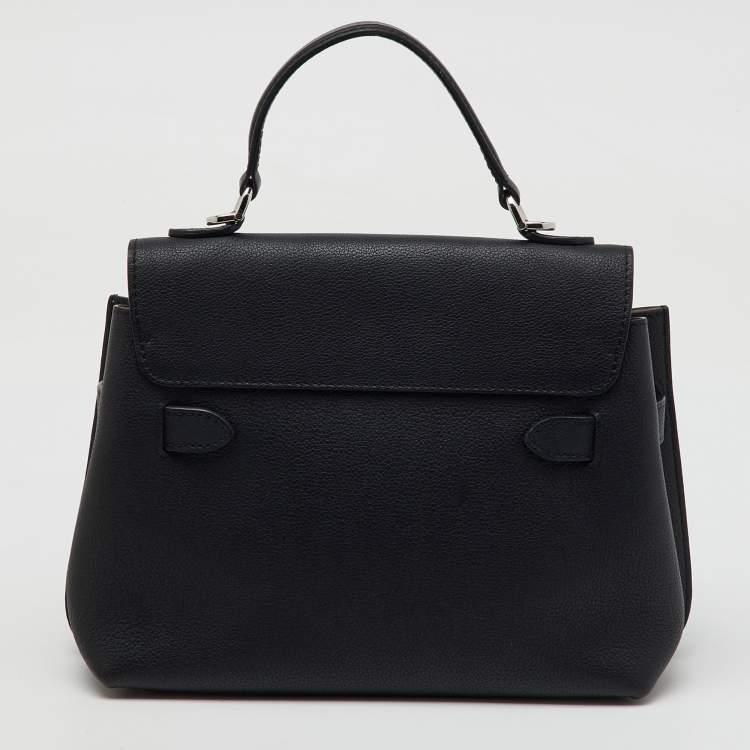 Pre Owned Louis Vuitton Black Leather LockMe Ever BB Bag
