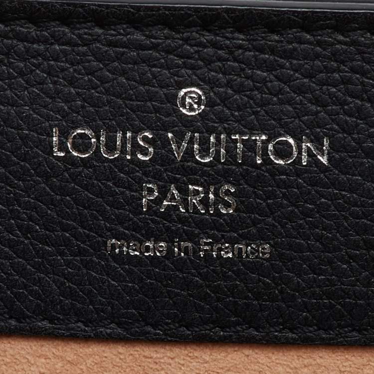 Pre Owned Louis Vuitton Black Leather LockMe Ever BB Bag