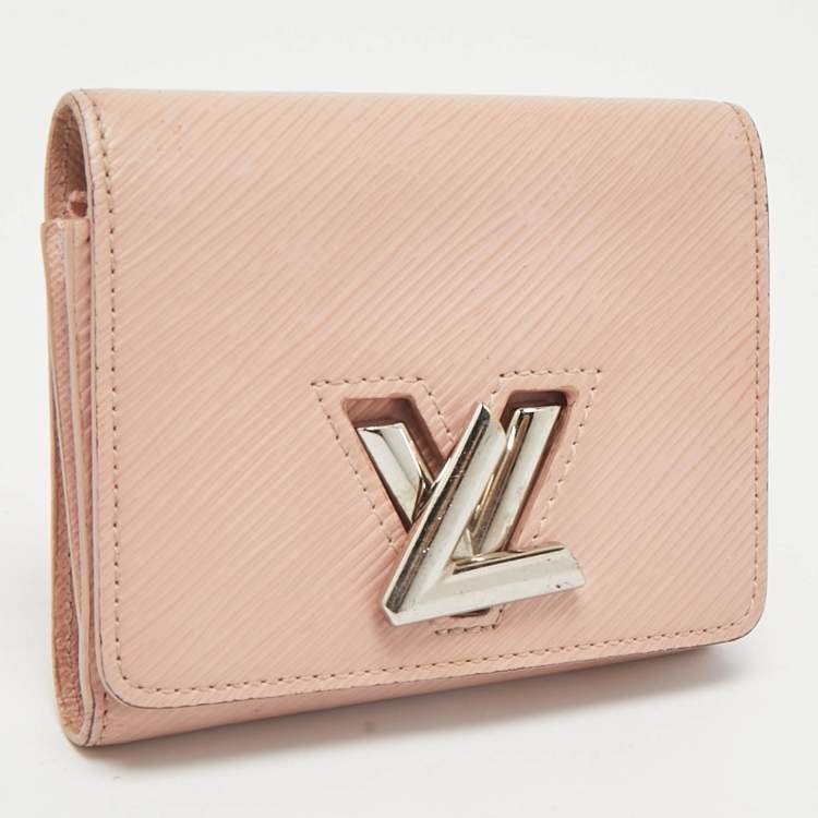 Pre Owned Louis Vuitton Galet Epi Leather Twist Compact Wallet 
