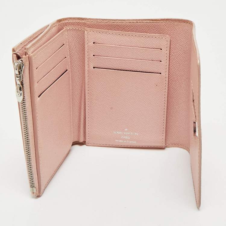 Pre Owned Louis Vuitton Galet Epi Leather Twist Compact Wallet 