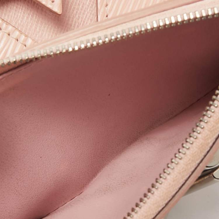 Pre Owned Louis Vuitton Galet Epi Leather Twist Compact Wallet 